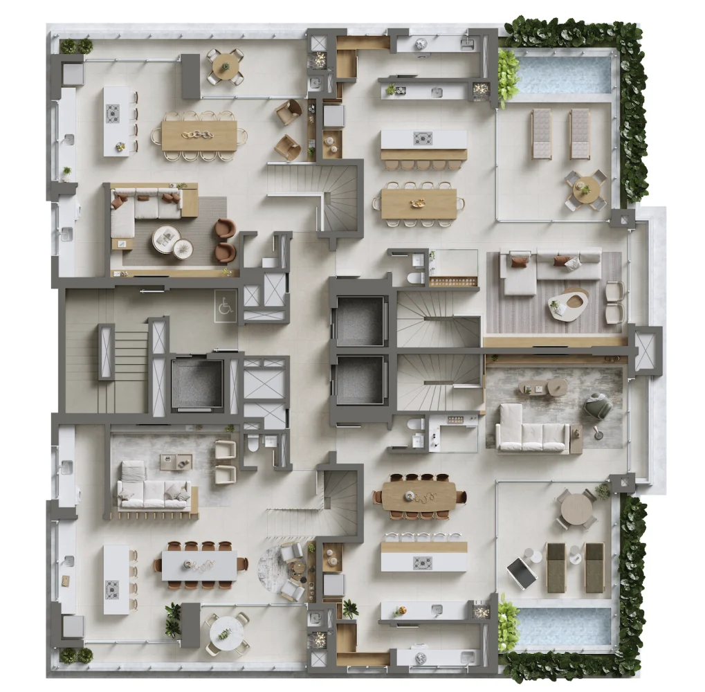planta Duplex pavimento superior